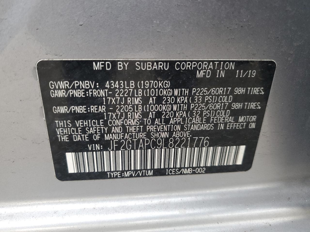 SUBARU CROSSTREK PREMIUM