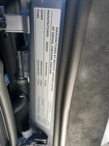 2022 BENTLEY CONTINENTA SCBCT2ZG4NC098006