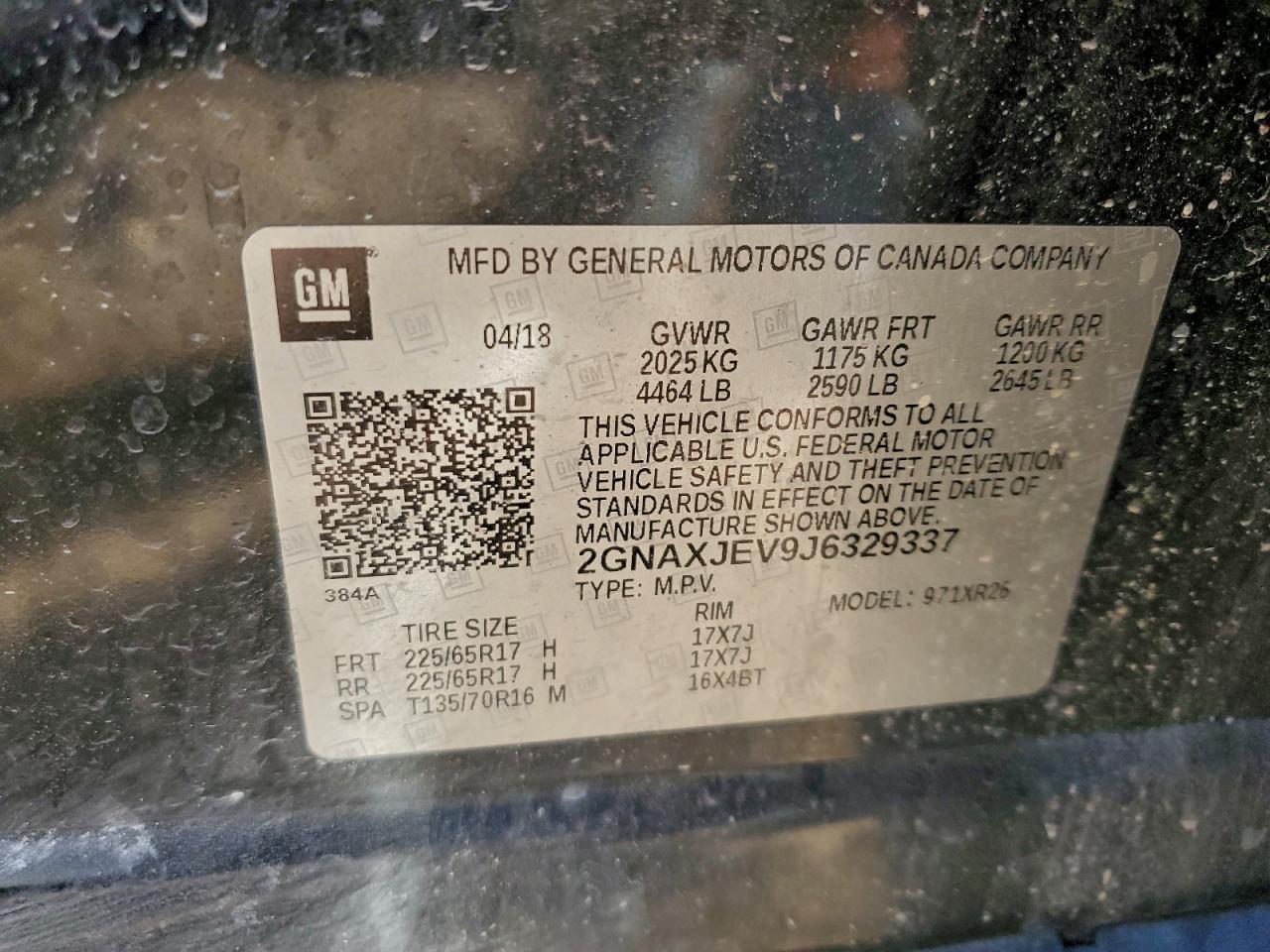 CHEVROLET EQUINOX LT