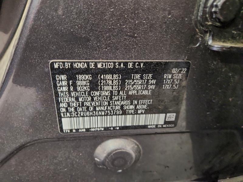 2022 HONDA HR-V LX #3297186908