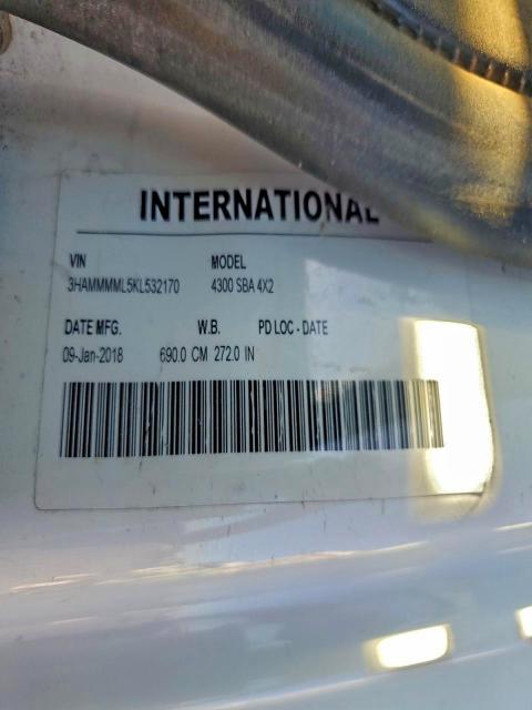 2019 INTERNATIONAL 4300 #3303780425