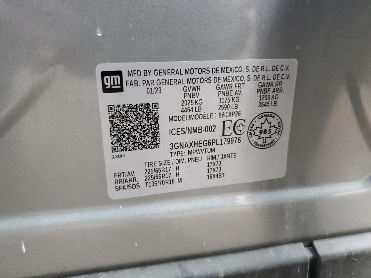 CHEVROLET EQUINOX LS