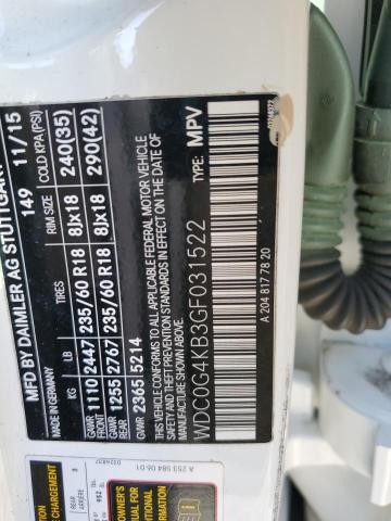 2016 MERCEDES-BENZ GLC 300 4M #3293544427