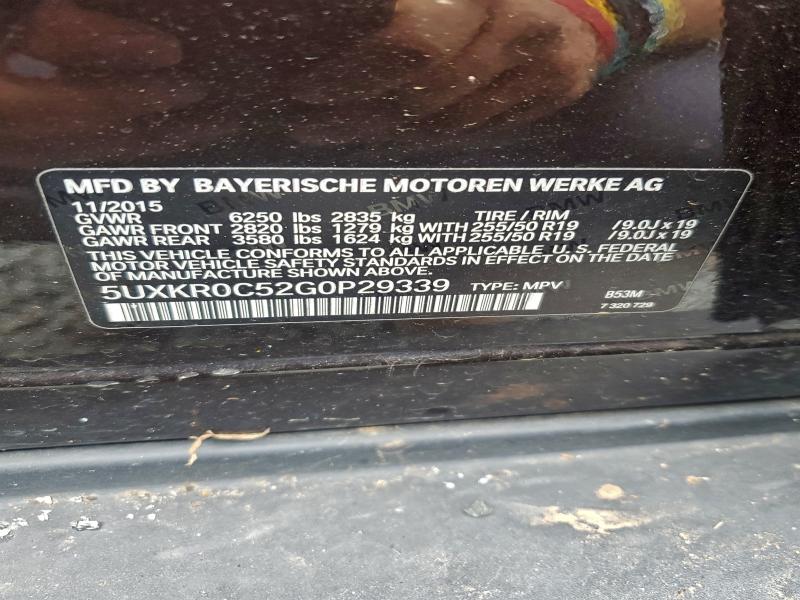 2016 BMW X5 XDRIVE3 #3294375118