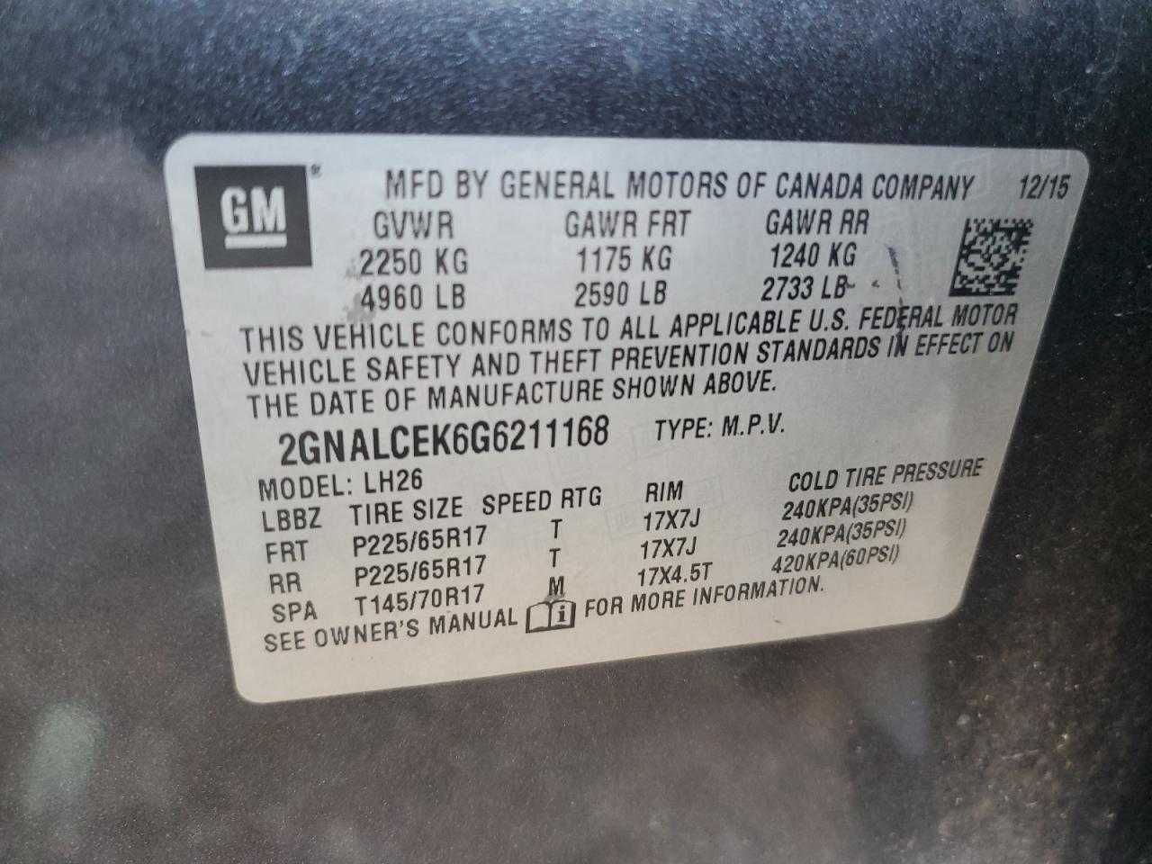 CHEVROLET EQUINOX LT