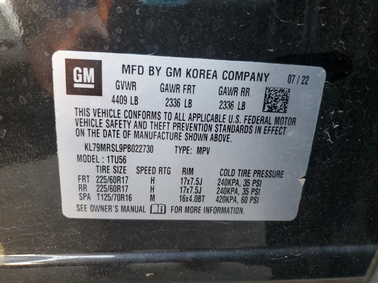 CHEVROLET TRAILBLAZER LT