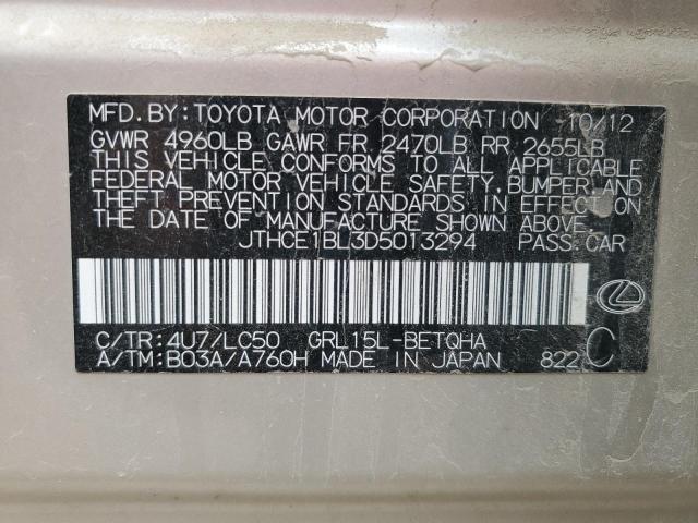 2013 LEXUS GS 350 #3298642059