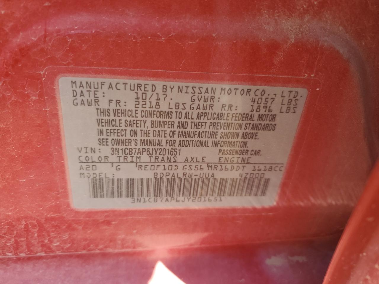 NISSAN SENTRA SR TURBO