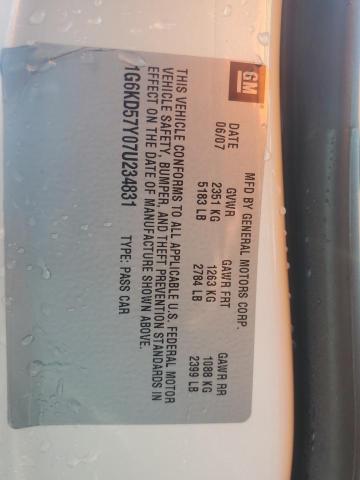 2007 CADILLAC DTS #3292384293