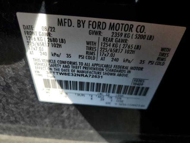 2022 FORD MAVERICK X #3310414010