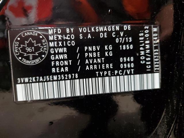 2014 VOLKSWAGEN JETTA BASE - 3VW2K7AJ5EM352978