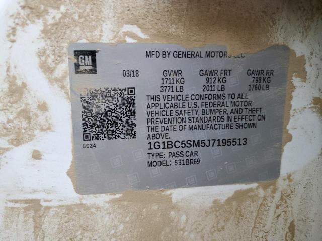 2018 CHEVROLET CRUZE LS #3304607442