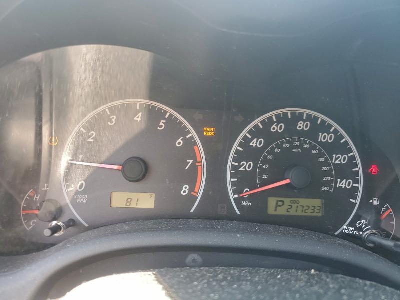 2012 TOYOTA COROLLA BA #3296255445