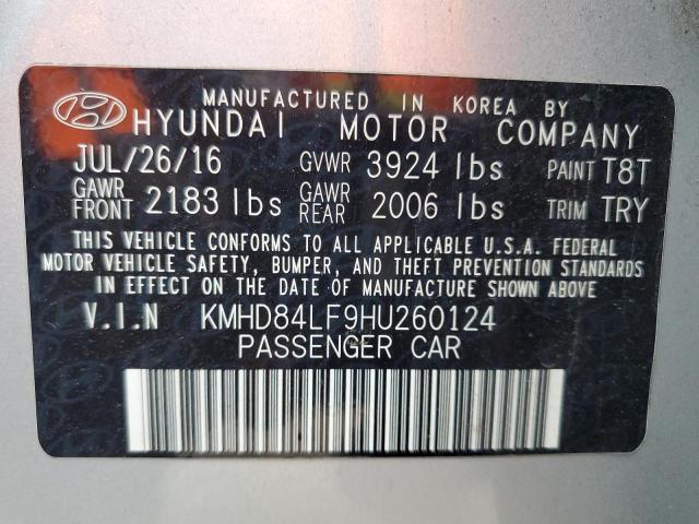 2017 HYUNDAI ELANTRA SE #3301834419