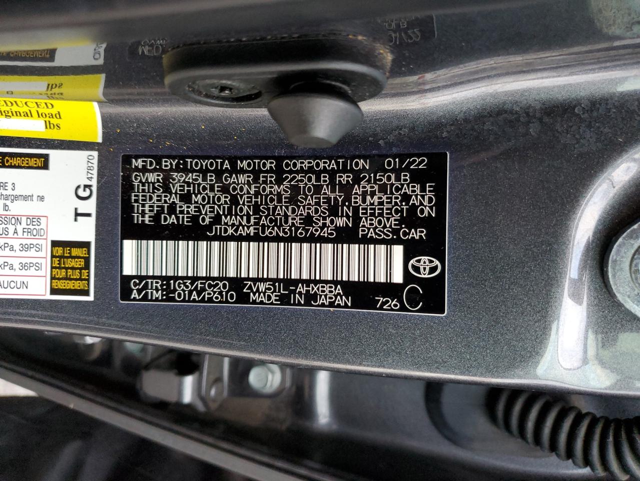 TOYOTA PRIUS NIGHT SHADE