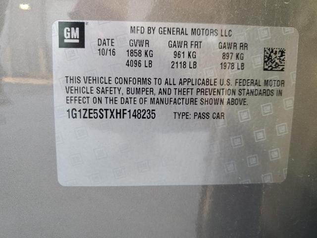 2017 CHEVROLET MALIBU LT - 1G1ZE5STXHF148235