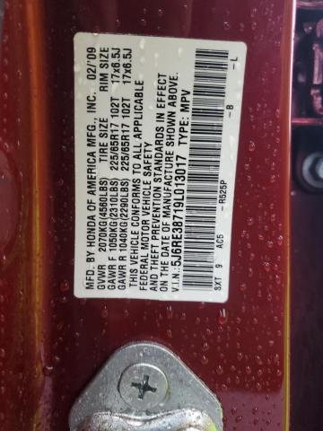 2009 HONDA CR-V EXL #3305333304