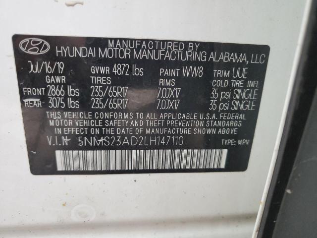 2020 HYUNDAI SANTA FE S #3293292445