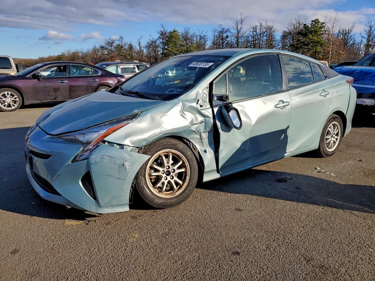 Lot #3302796908 2017 TOYOTA PRIUS