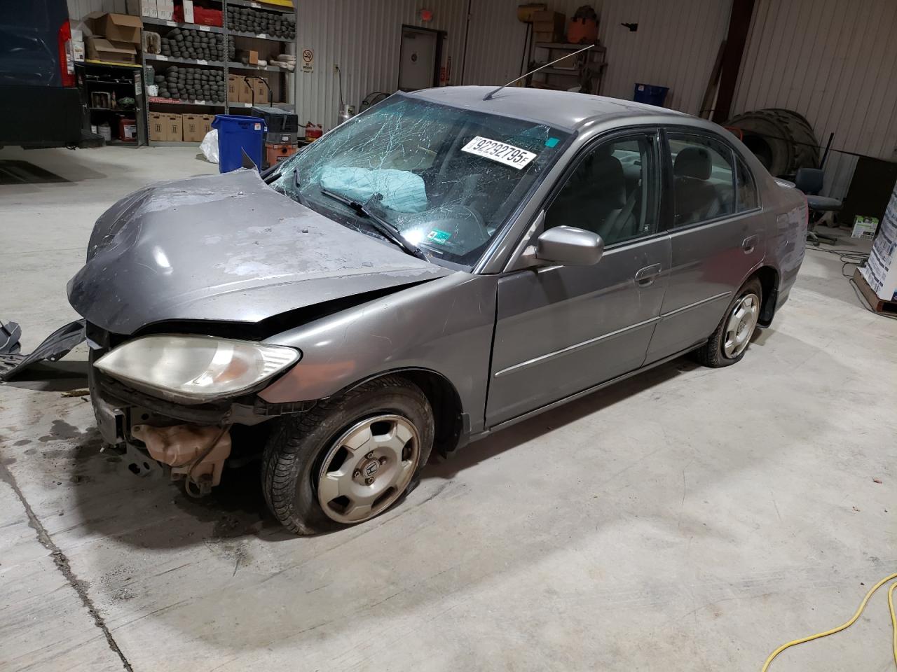 Lot #3302864903 2005 HONDA CIVIC HYBR