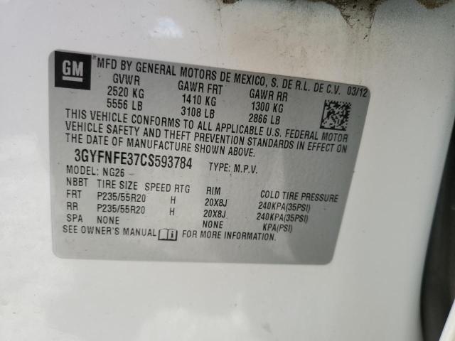 2012 CADILLAC SRX PREMIU #3293497416