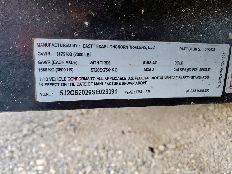 2025 EAST TEXAS LONG UNKNOWN #3283906369