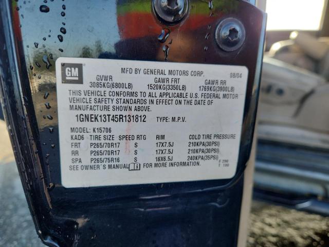 2005 CHEVROLET TAHOE K150 #3304099499