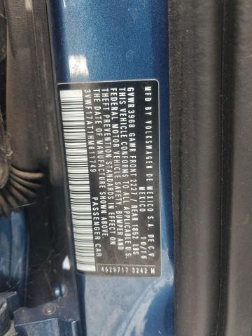 2017 VOLKSWAGEN BEETLE 1.8 #3316029324