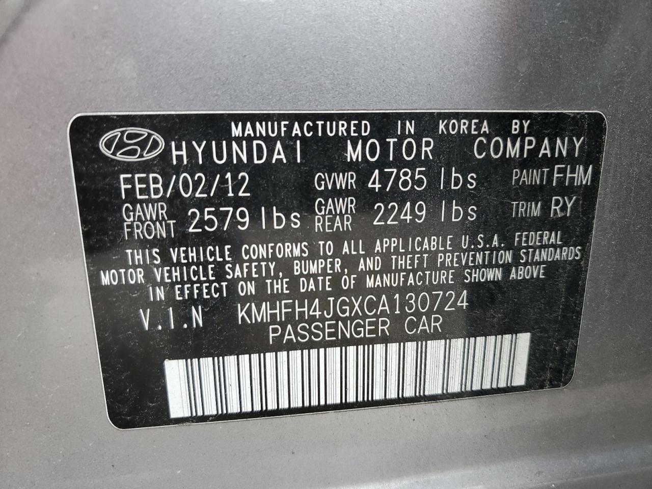 HYUNDAI AZERA GLS