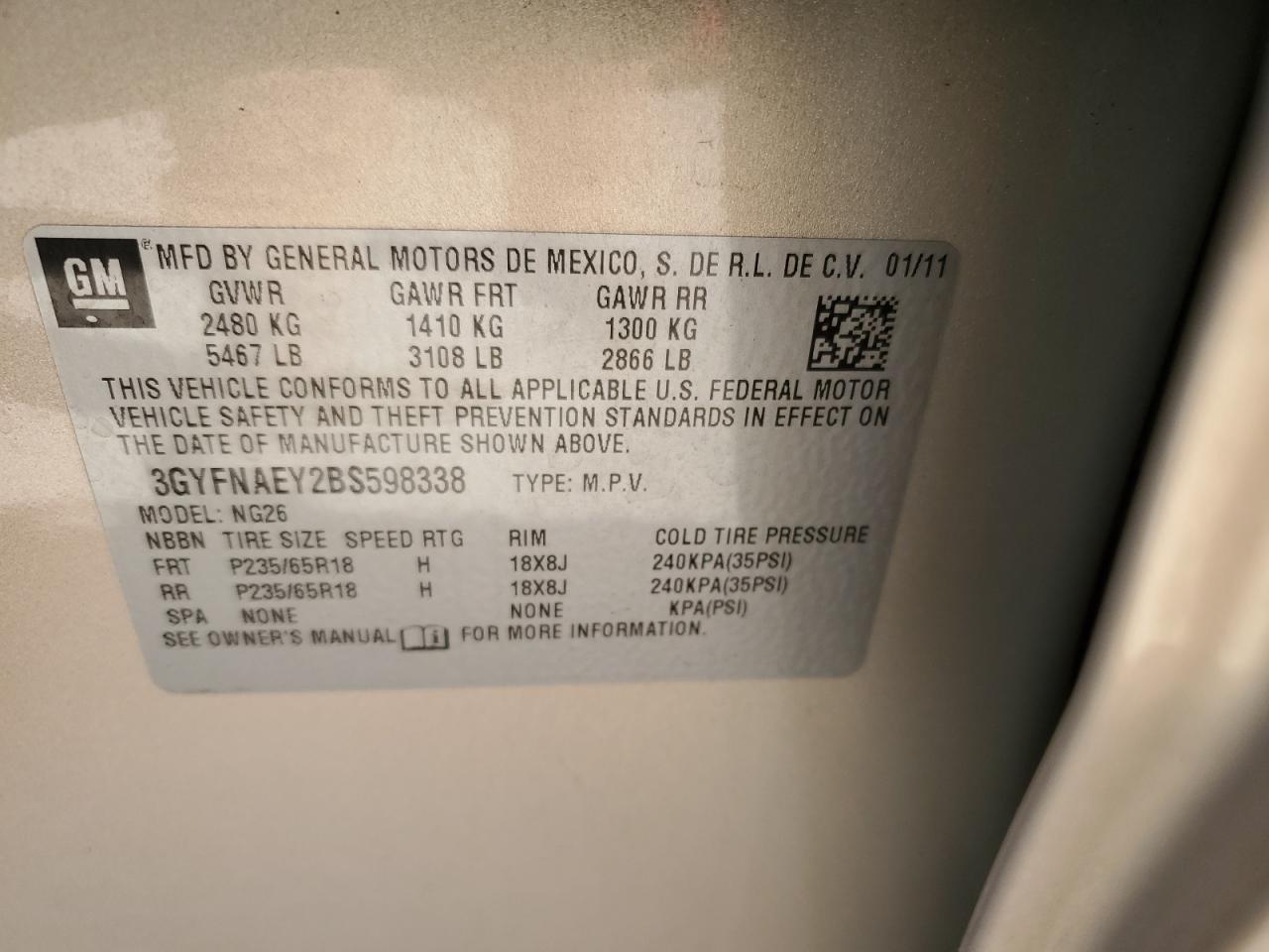 CADILLAC SRX LUXURY COLLECTION