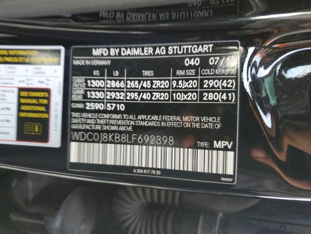 2020 MERCEDES-BENZ GLC COUPE #3304022587