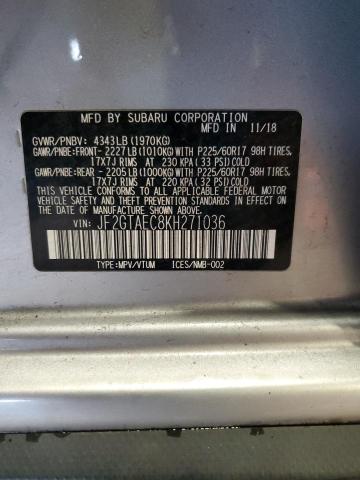 2019 SUBARU CROSSTREK #3302794896