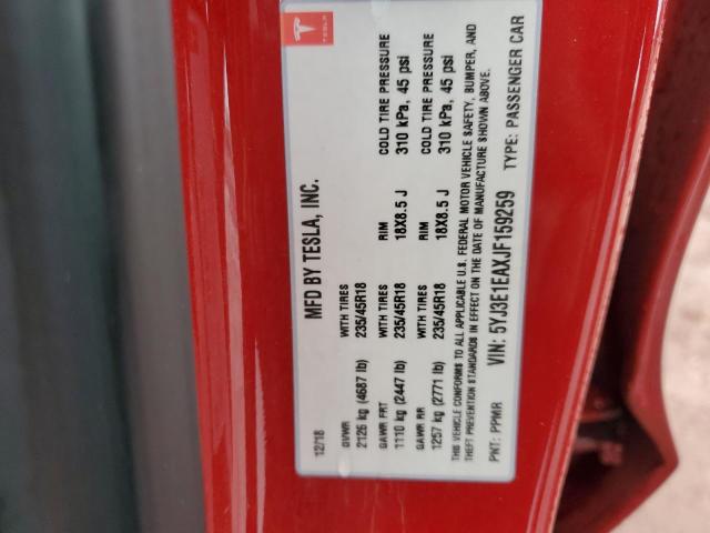 2018 TESLA MODEL 3 #3298153277