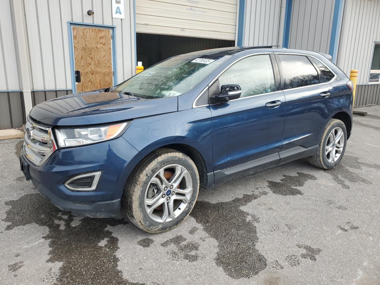Lot #3305374349 2017 FORD EDGE TITAN