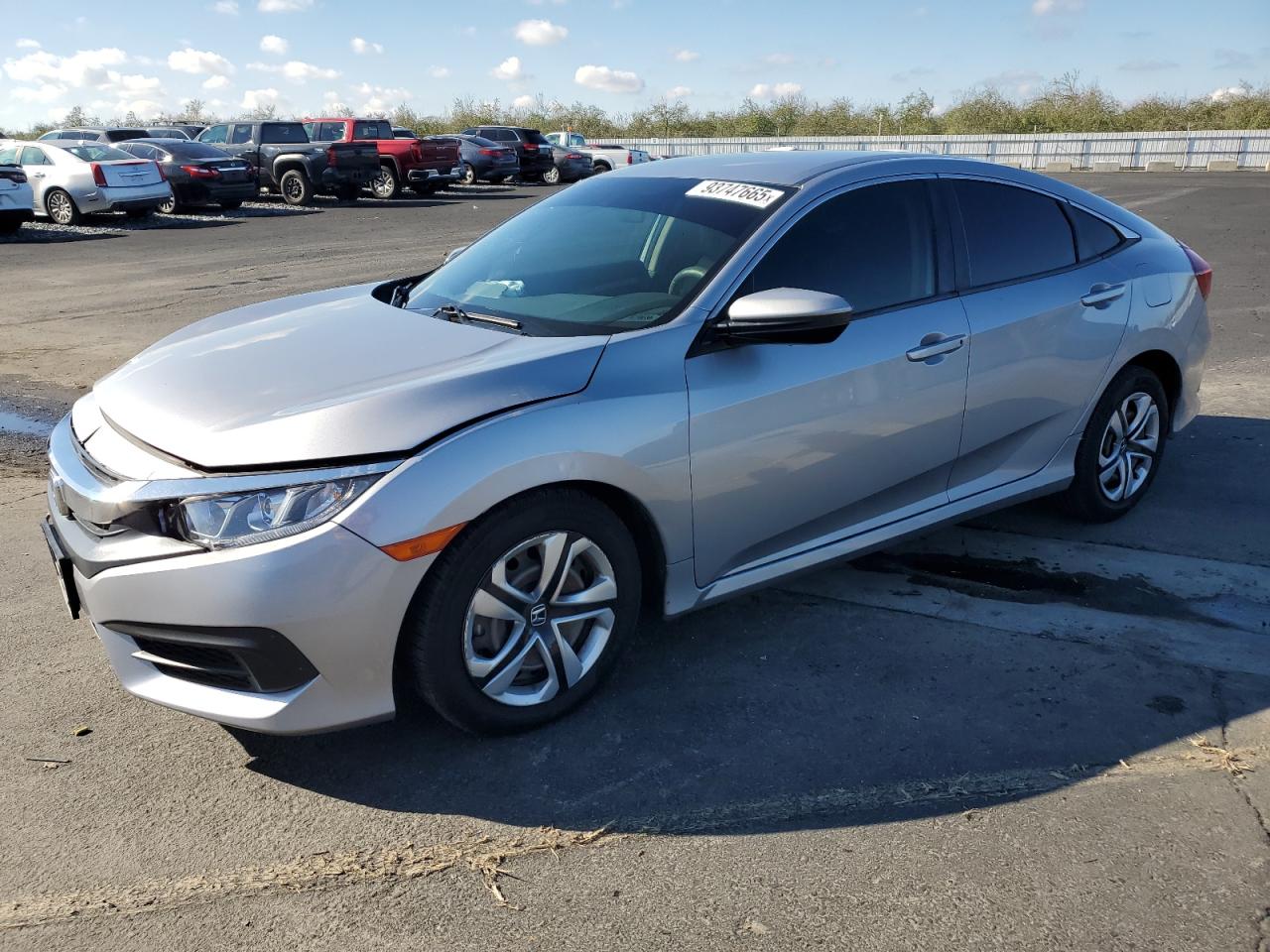 Lot #3302929620 2018 HONDA CIVIC LX