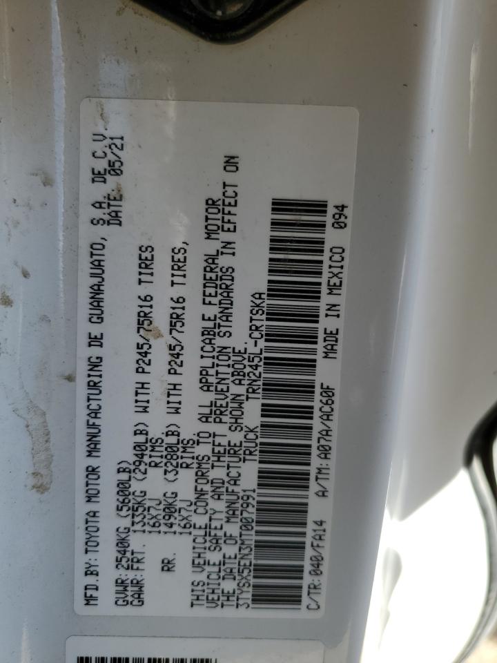 Lot #3308253161 2021 TOYOTA TACOMA ACC