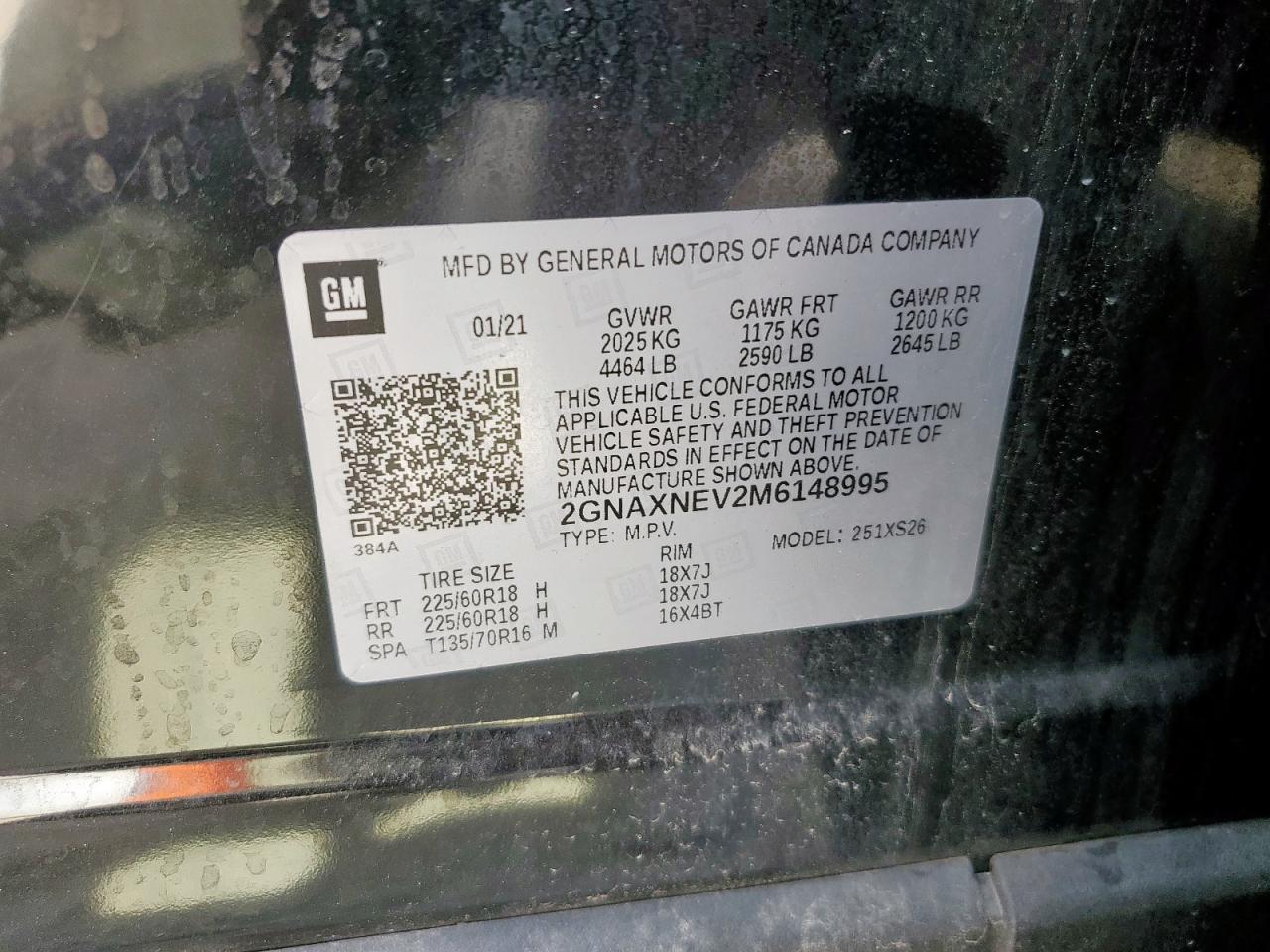 CHEVROLET EQUINOX PREMIER