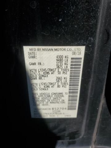 2018 NISSAN NV 3500 S #3285142405