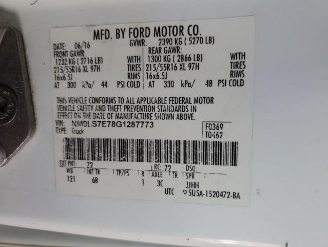 2016 FORD TRANSIT CO #3287463008