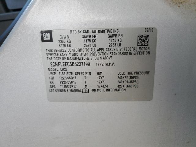 2011 CHEVROLET EQUINOX LT #3291378172