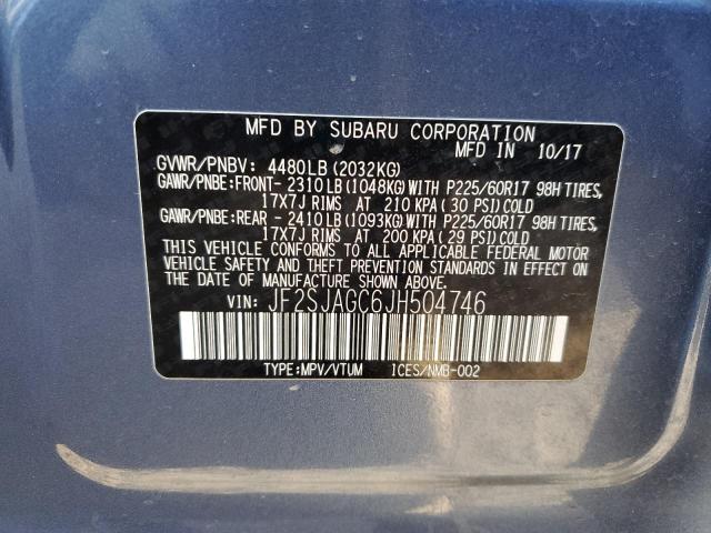 2018 SUBARU FORESTER 2 #3294780767