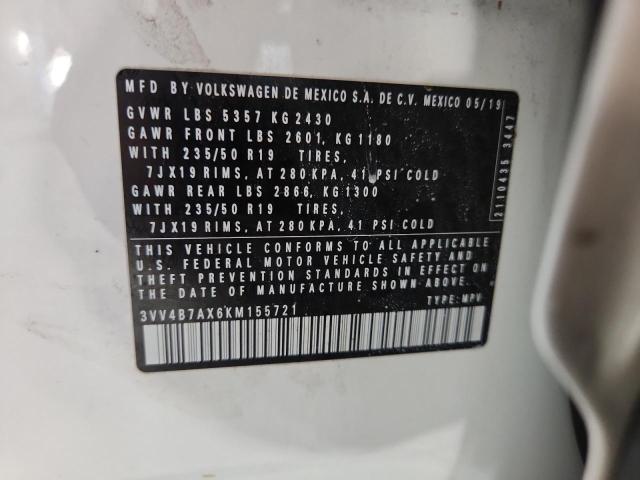 2019 VOLKSWAGEN TIGUAN SEL #3311473251