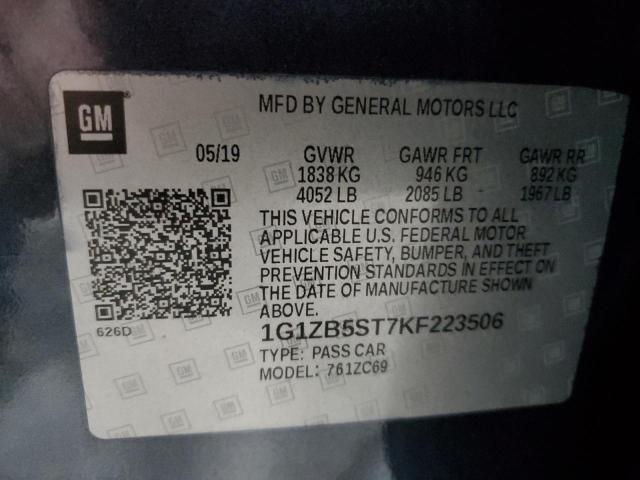 2019 CHEVROLET MALIBU LS #3308476351