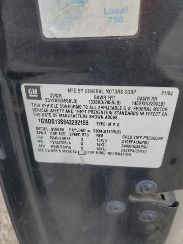 2004 CHEVROLET TRAILBLAZE #3292578864