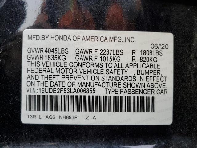 2020 ACURA ILX PREMIU #3282461601