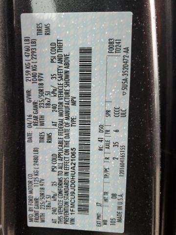 2017 FORD ESCAPE TIT #3301844390