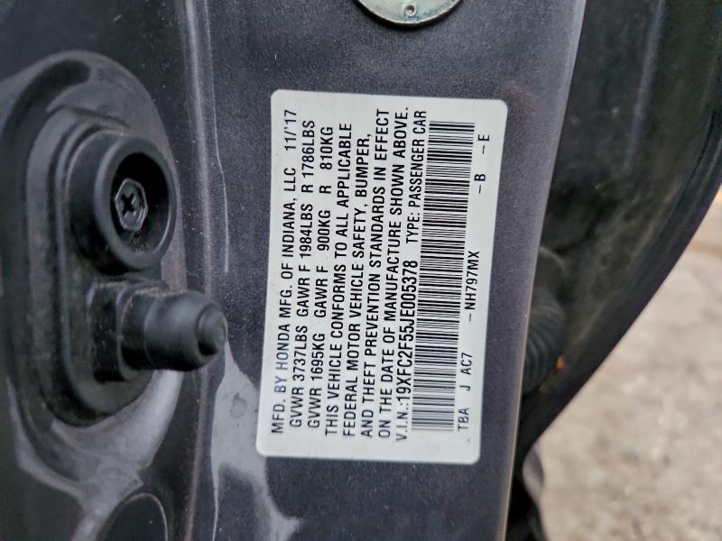 2018 HONDA CIVIC LX #3302829888