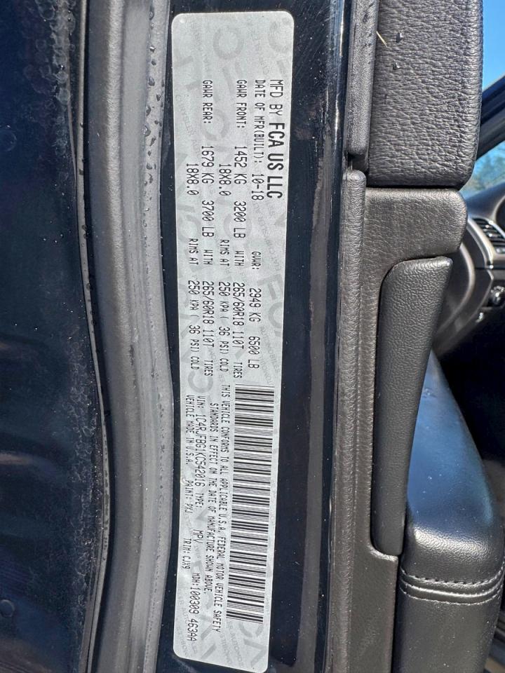 Lot #3300030286 2019 JEEP GRAND CHER