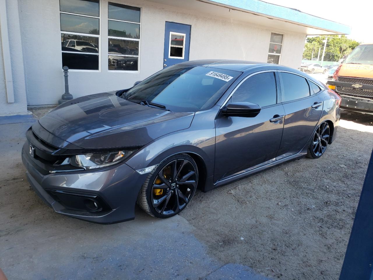 Lot #3302831920 2021 HONDA CIVIC SPOR