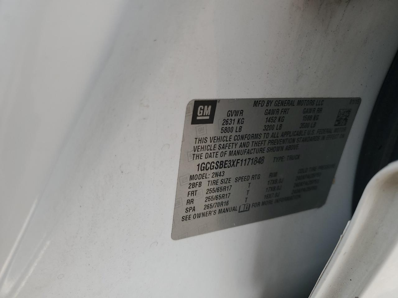 CHEVROLET COLORADO LT